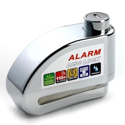 Auto Hub Anti Theft Security Alarm Lock, Disc Lock for Motorcycle/Bike- Mix Colors