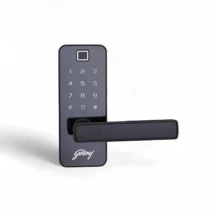 Godrej Smart Lock I Catus Touch Pro I Digital Lock for Main and Internal Wooden Door I 3 in 1 Access I Fingerprint I Pin Access I Mechanical Key I Black | 3 Yrs Warranty | Free Installation