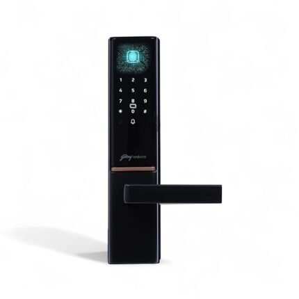 Godrej Smart Lock | 7 in 1 Main Door Digital Lock |WiFi, NFC, Fingerprint, BLE, RFID, PIN, Key | VDP Compatible |for Home & Offices | Matte Black |3 Yrs Warranty | Made in India | Free Installation